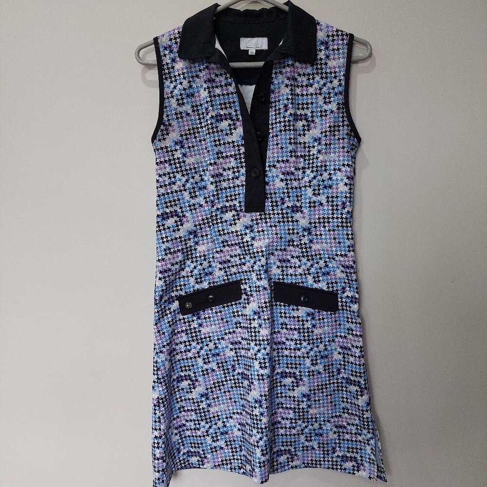 Cracked Wheat Golf Athletic Dress Blue Sz XS